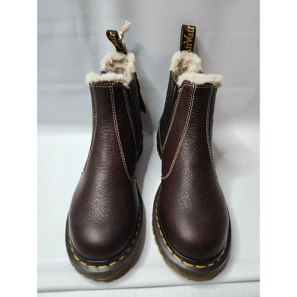 Dr. Martens 2976 Leonore II WarmWair Chelsea Boots Women’s 8 Dark Brown - Picture 5 of 11